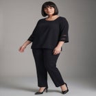 Sheer Bell Sleeve Tunic image number 0