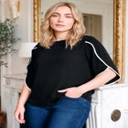 Contrast Tulip Blouse image number 0