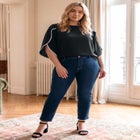 Contrast Tulip Blouse image number 1