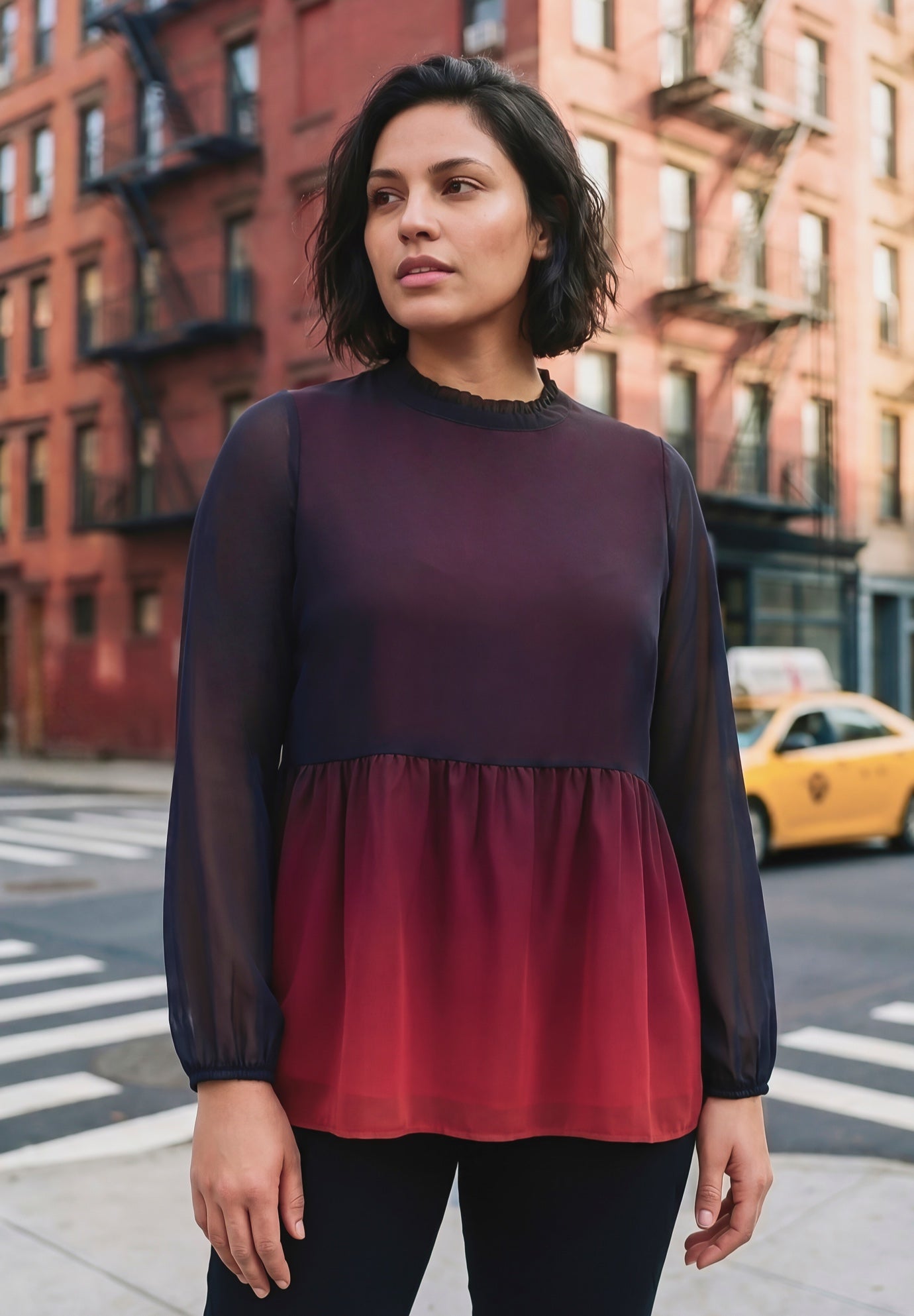Paulina Peplum Blouse image number 0