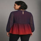 Paulina Peplum Blouse image number 2