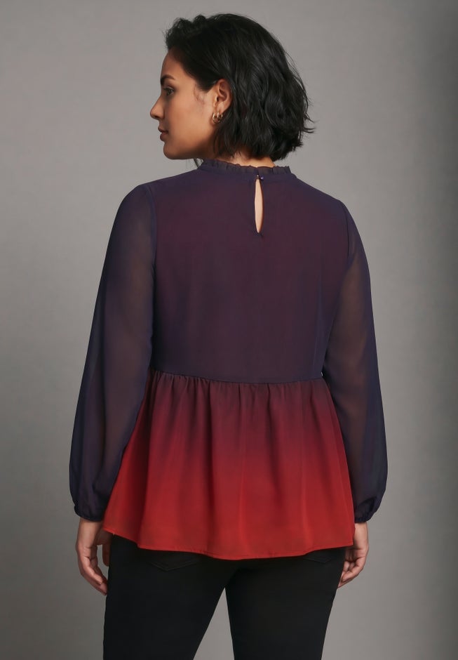 Paulina Peplum Blouse image number 2