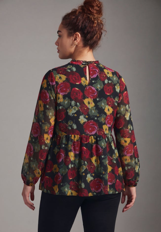 Paulina Peplum Blouse image number 2