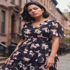 Tiered Flutter Midi Dress image number 1