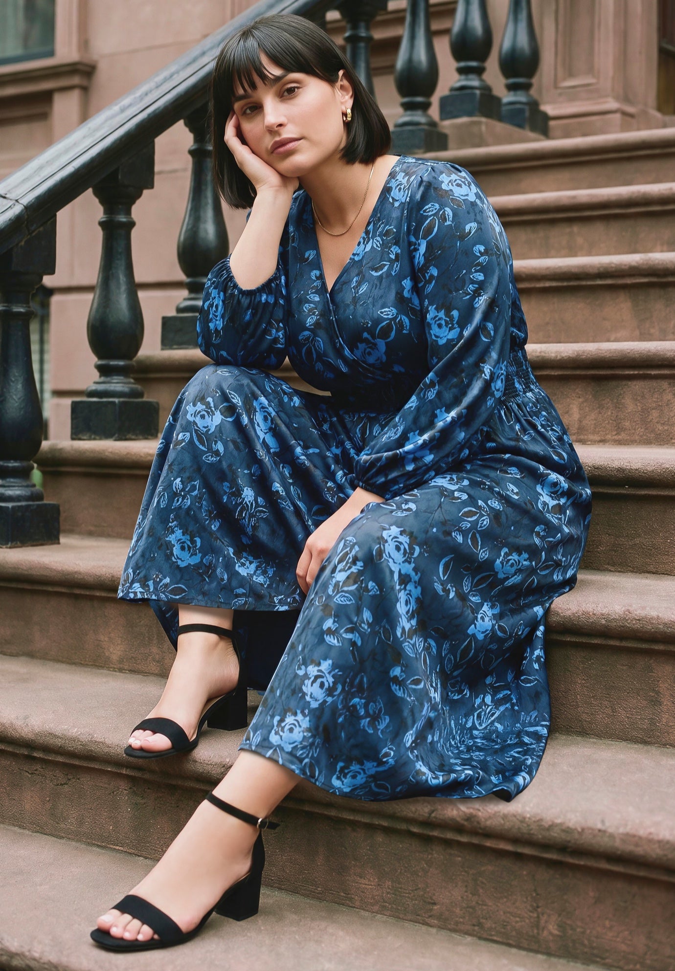 Adia Velvet Maxi Dress image number 1