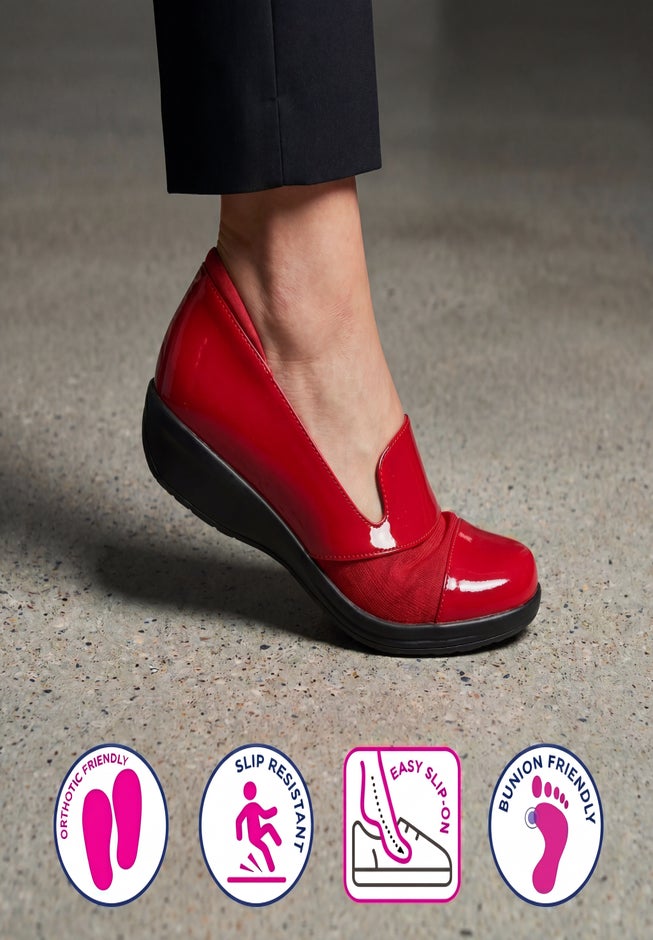 The Annete Bunion Friendly Slip On Orthotic Flat image number 6