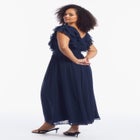 Ruffled Chiffon Maxi Dress image number 1