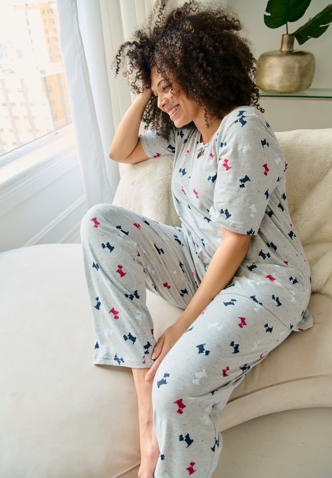 Serenada 2 Piece Keyhole Pajama Set image number 2