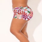 Shirred Mesh Swim Brief & Skirt Set image number 6