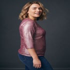 Maren Metallic Tee image number 3