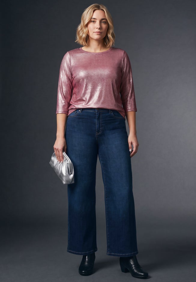 Maren Metallic Tee image number 1
