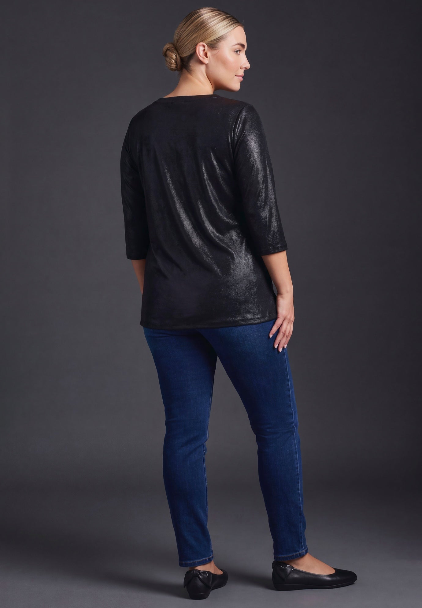 Maren Metallic Tee image number 2