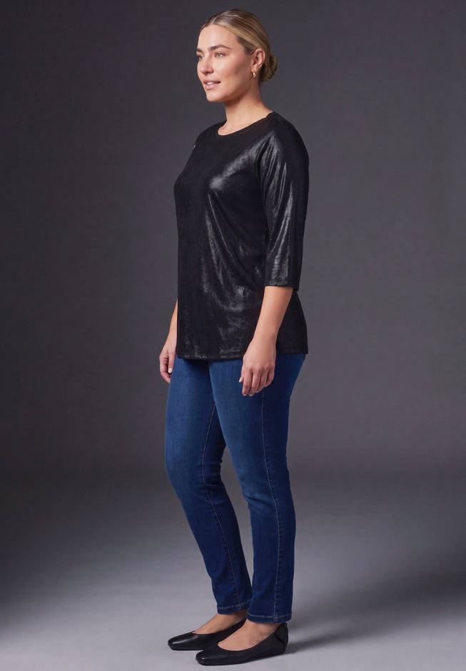 Maren Metallic Tee image number 3