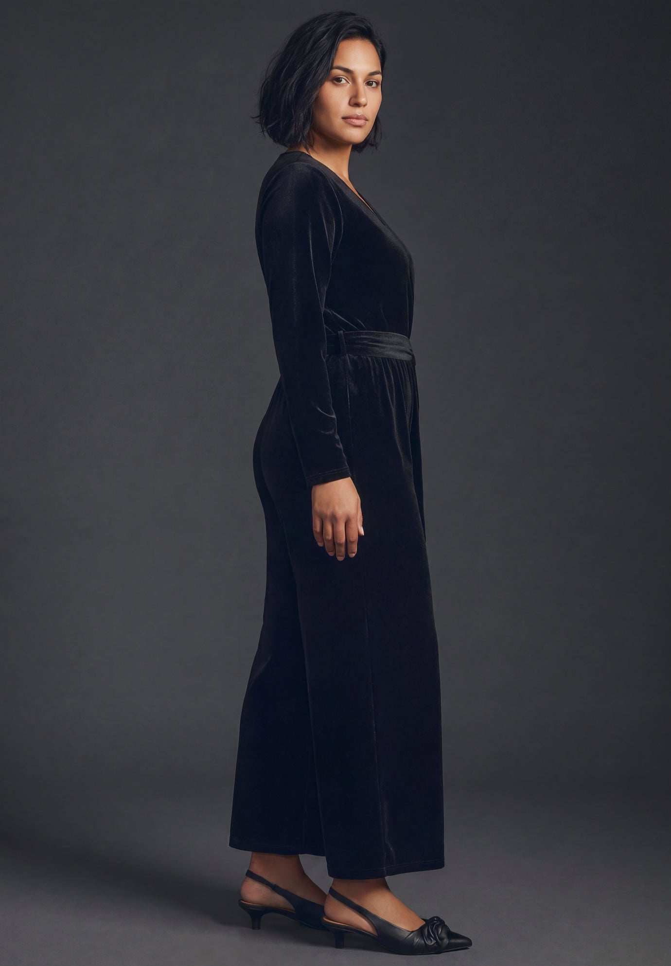 Mirabel Velour Jumpsuit image number 3
