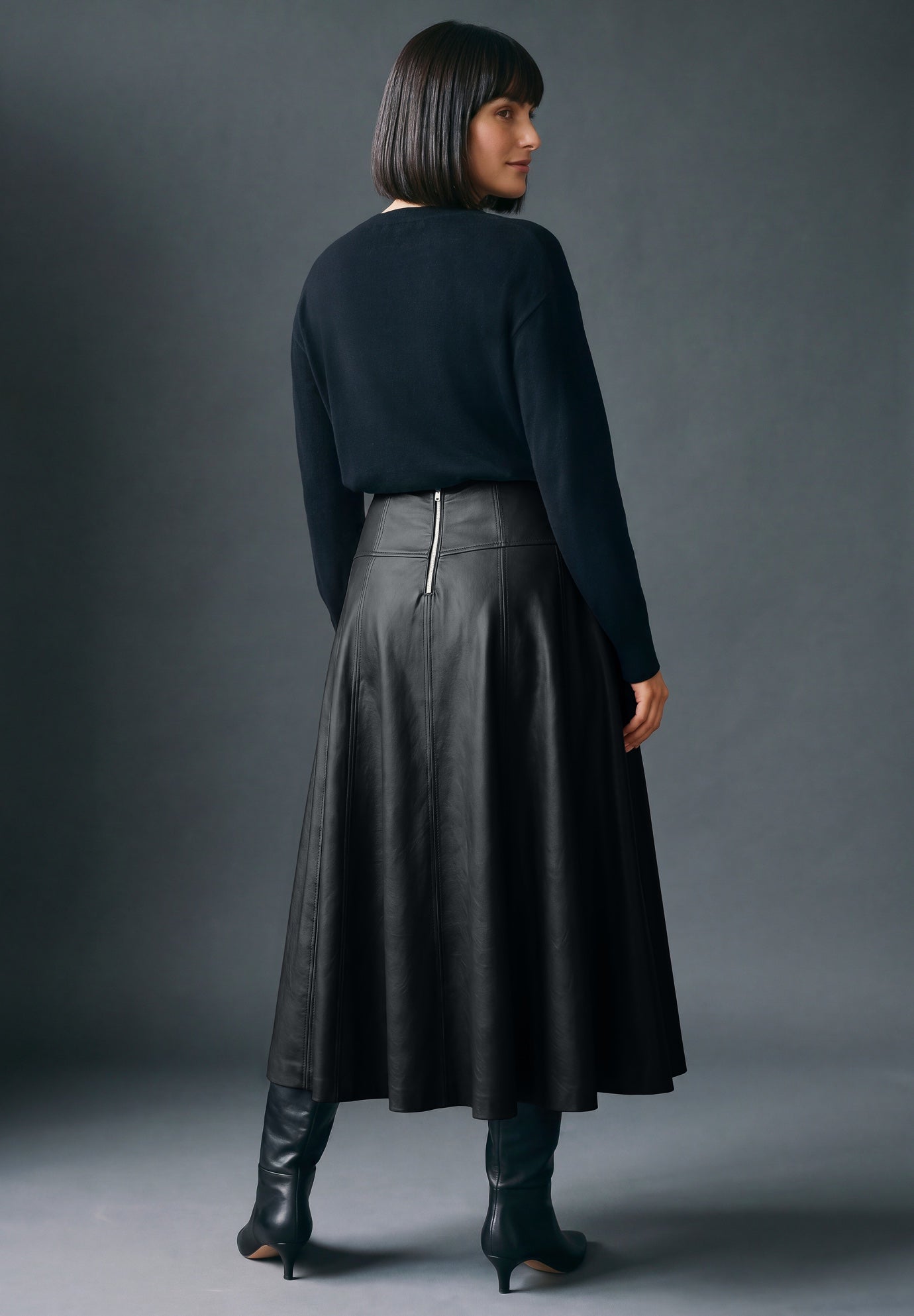 Faux Leather Skirt image number 3