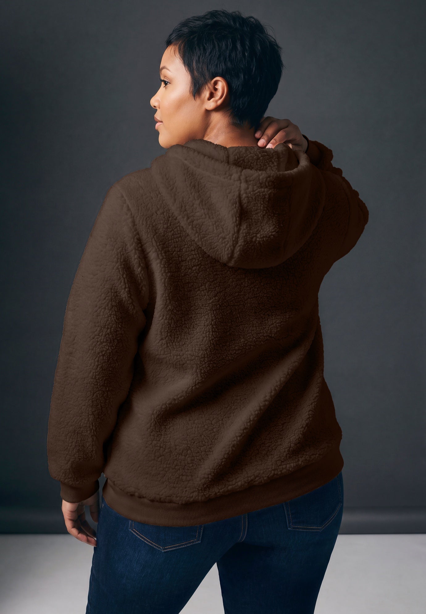 Textured Hoodie image number 3