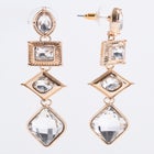 Rhinestone Drop Earrings image number 1