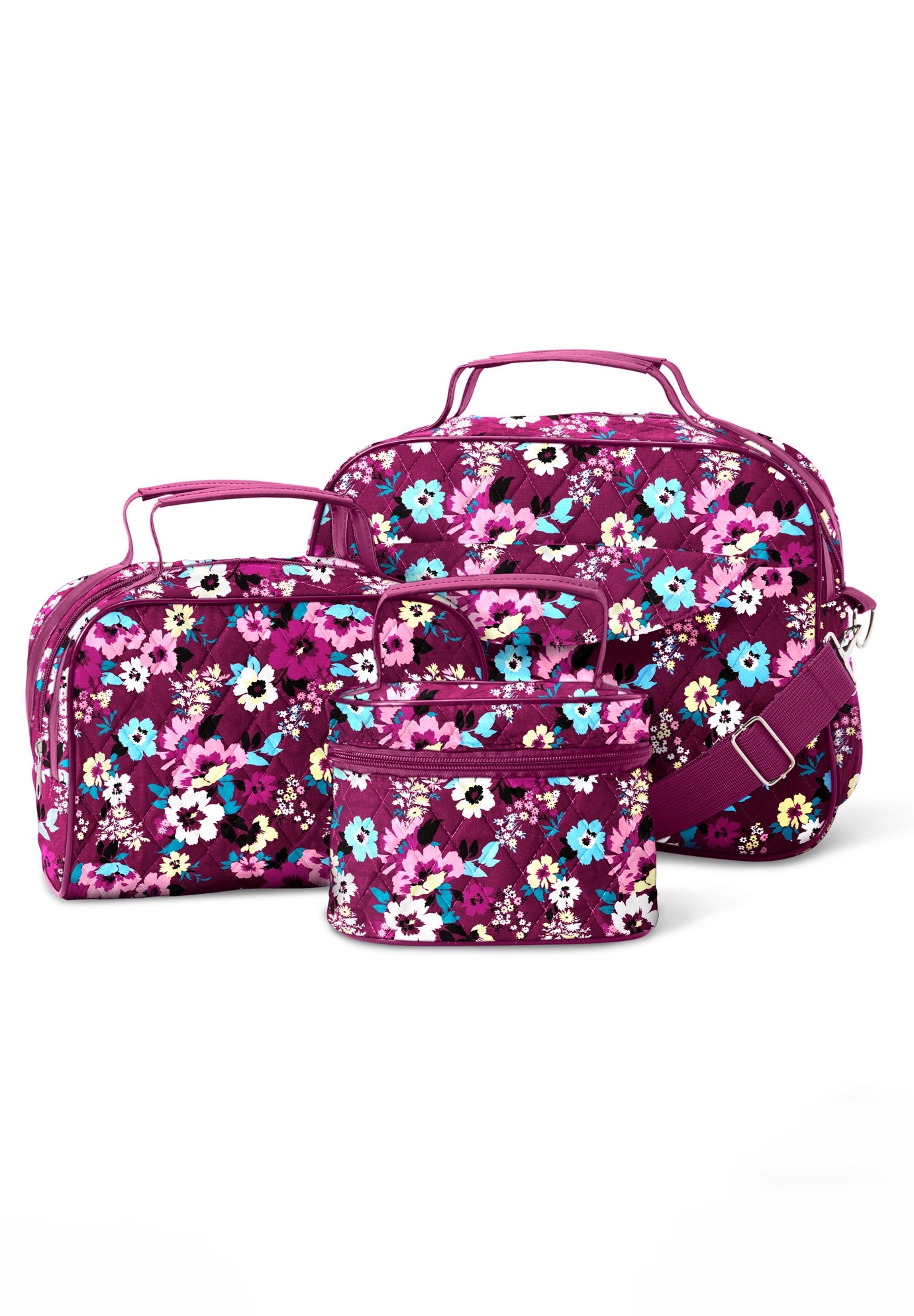 3-Piece Quilted Bag Set image number 1