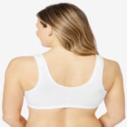 Leading Lady® Meryl Cotton Front-Close Wireless Bra image number null