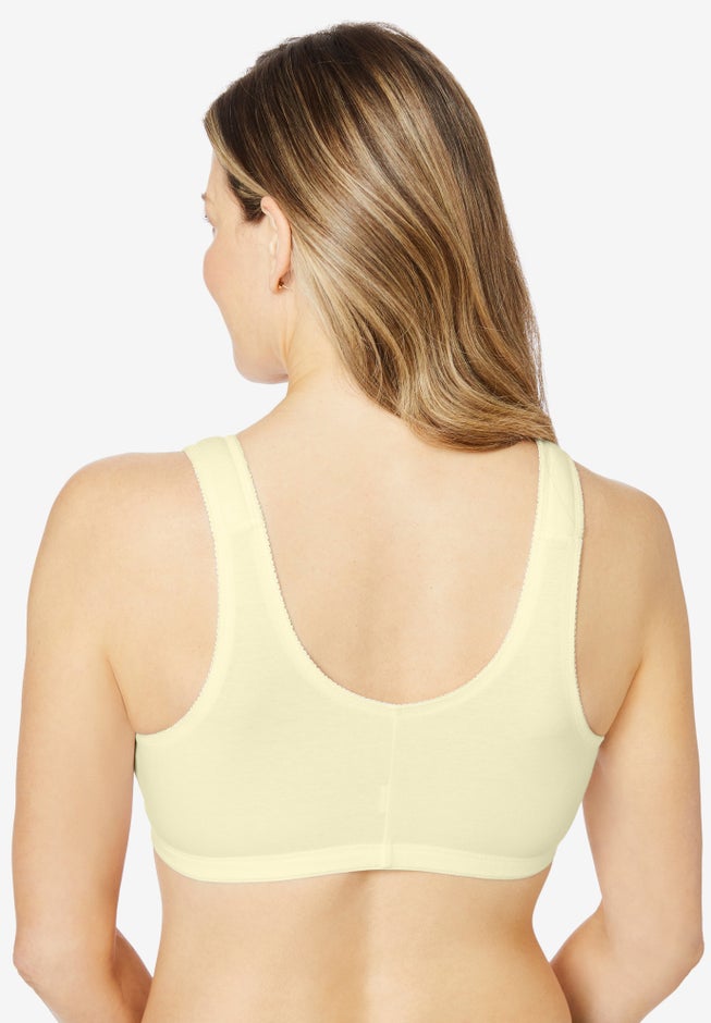 Leading Lady&reg; Meryl Cotton Front-Close Wireless Bra image number 1