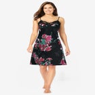 The Luxe Satin Short Peignoir Set image number null