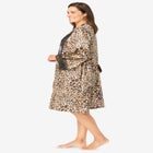 The Luxe Satin Short Peignoir Set image number null