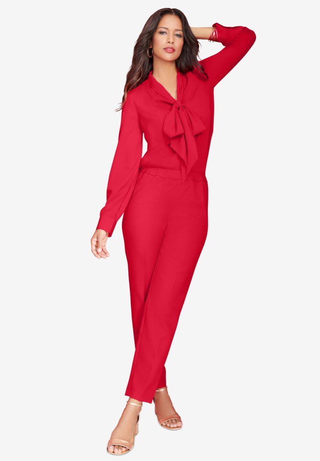 Long Sleeve Bow Blouse image number 4