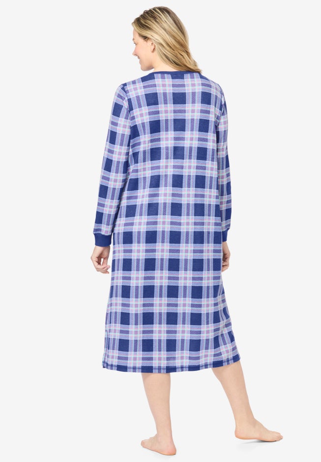 Thermal Henley Nightgown image number 1