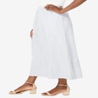 Stretch Denim Jegging Skirt image number null