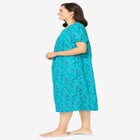 Short Print Shirred Lounger image number null