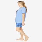 Knit PJ Short Set image number null