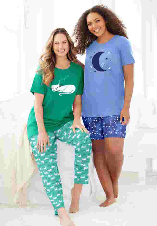 Knit PJ Short Set image number 5