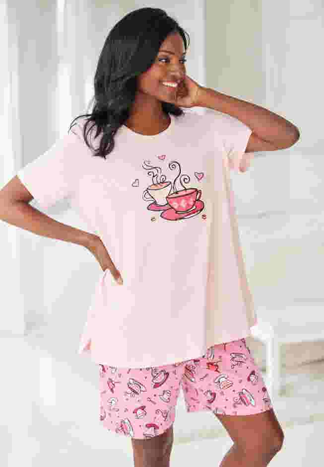 Knit PJ Short Set image number 6