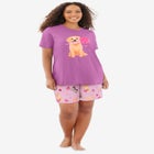 Knit PJ Short Set image number null