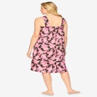 Print Sleeveless Square Neck Lounger image number null