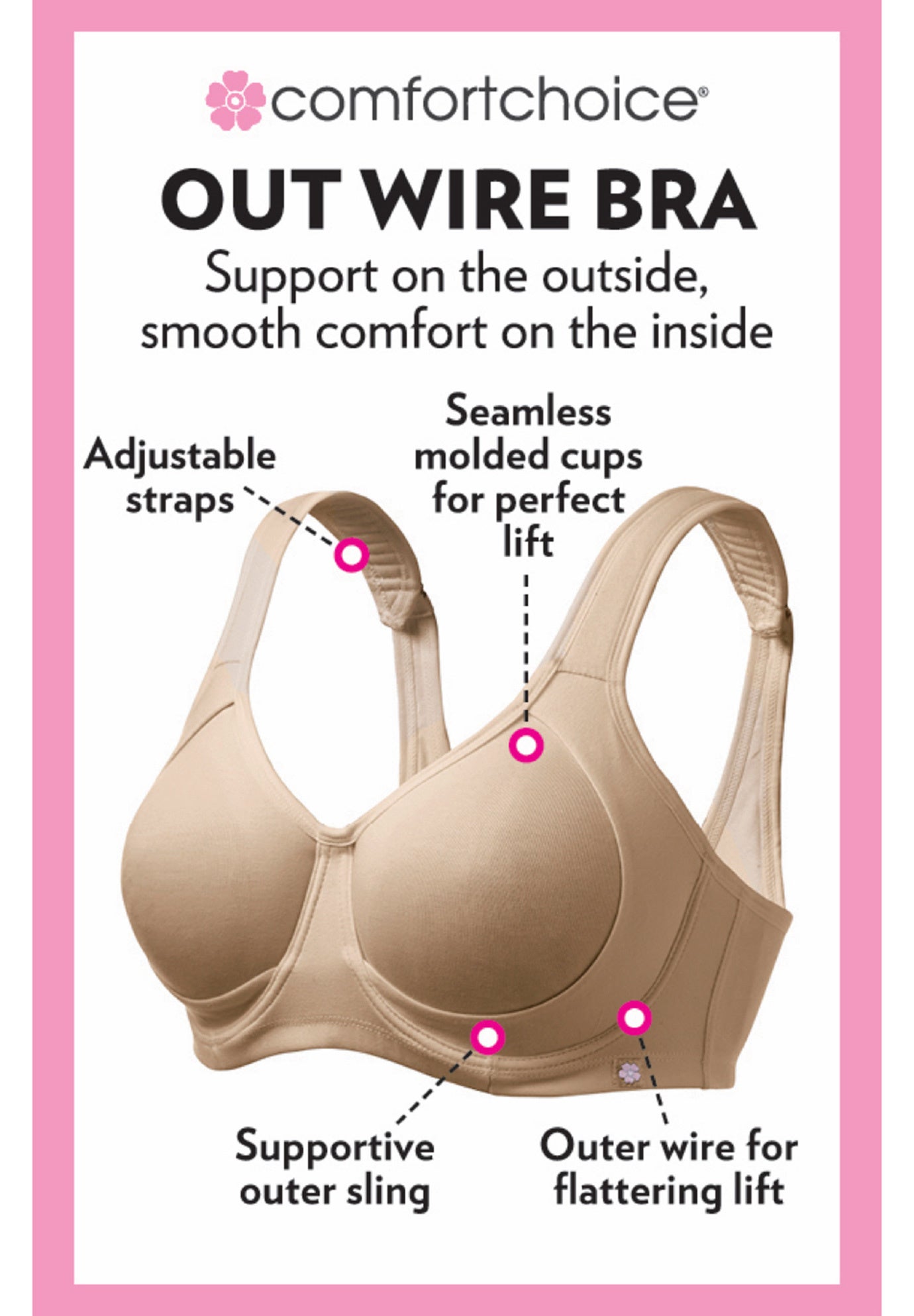 Out Wire Bra image number 2