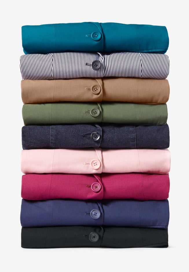 Plus Size Relaxed Boyfriend Blazer image number 4