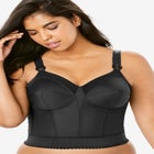 Front-Close Wireless Longline Posture Bra image number null