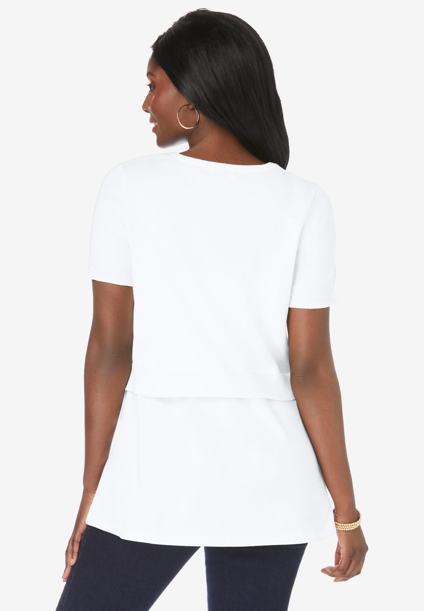 Jewel-Neck Shrug image number 1