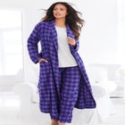 Long Flannel Robe  image number null