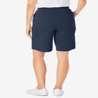 7-Day Straight-Leg Elastic-Waist Stretchy Knit Short image number 1