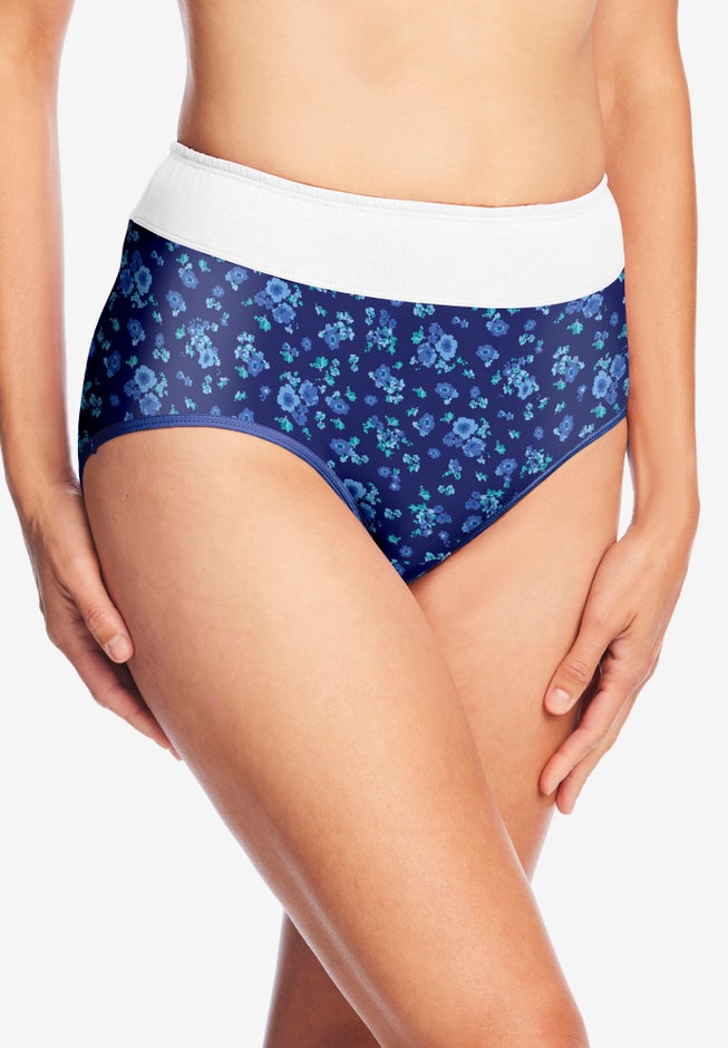 Full Coverage Stretch Cotton Color Block Brief 3-Pack image number 3