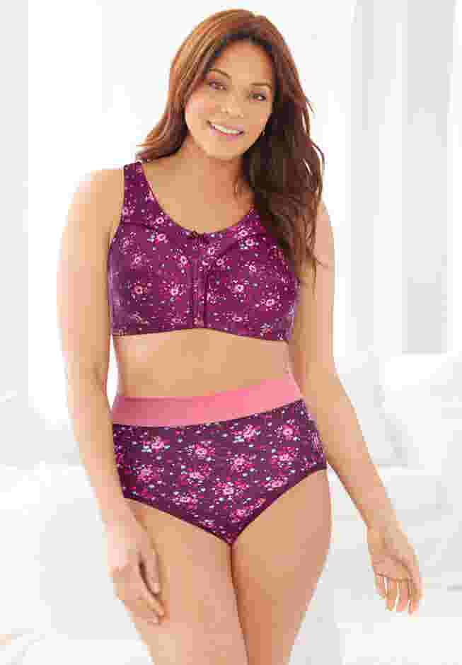 Full Coverage Stretch Cotton Color Block Brief 3-Pack image number 3