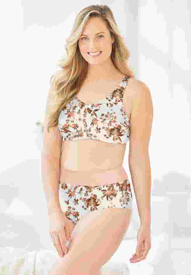 Full Coverage Stretch Cotton Color Block Brief 3-Pack image number 9