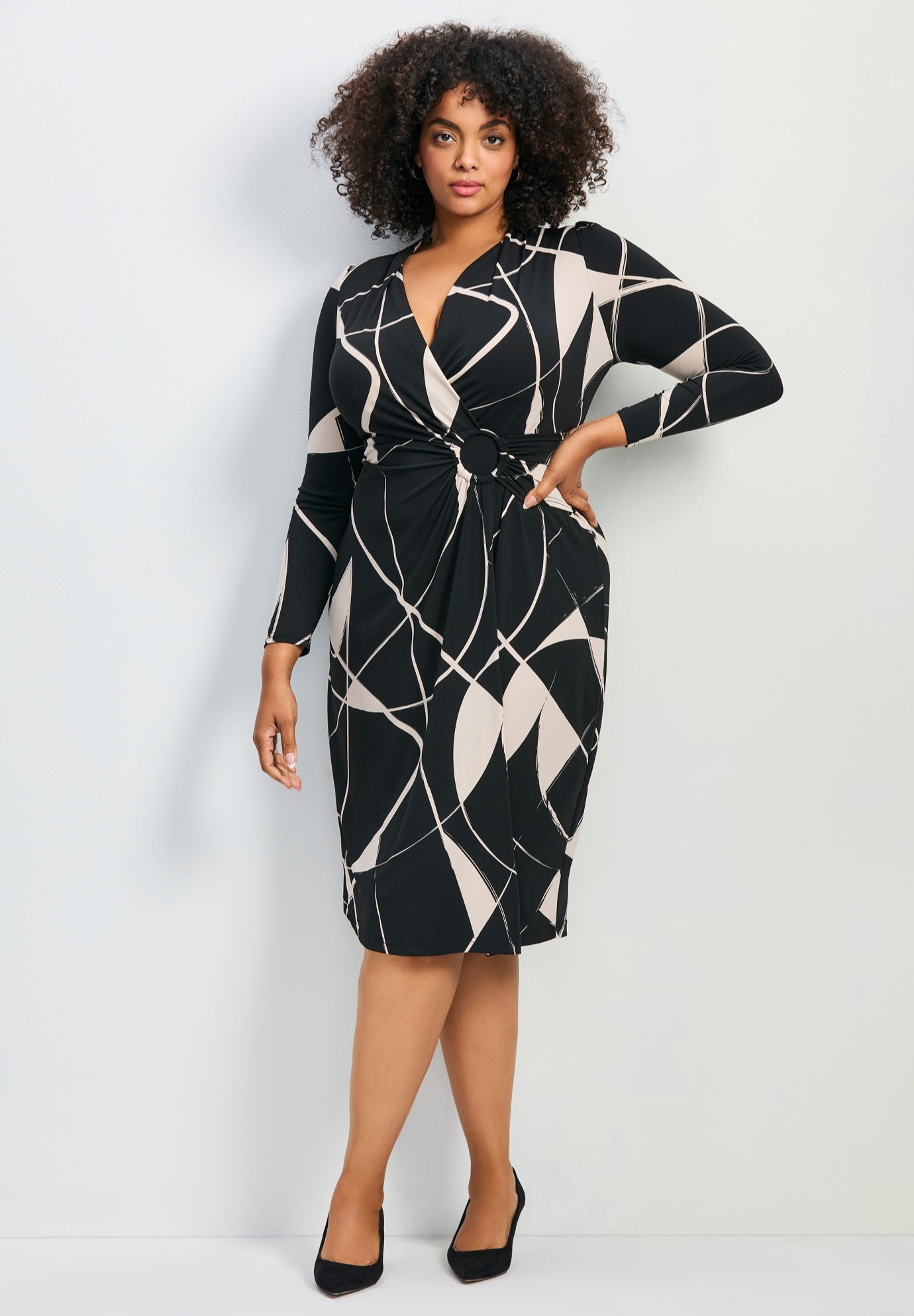 Darlene Jersey Wrap Dress | Avenue