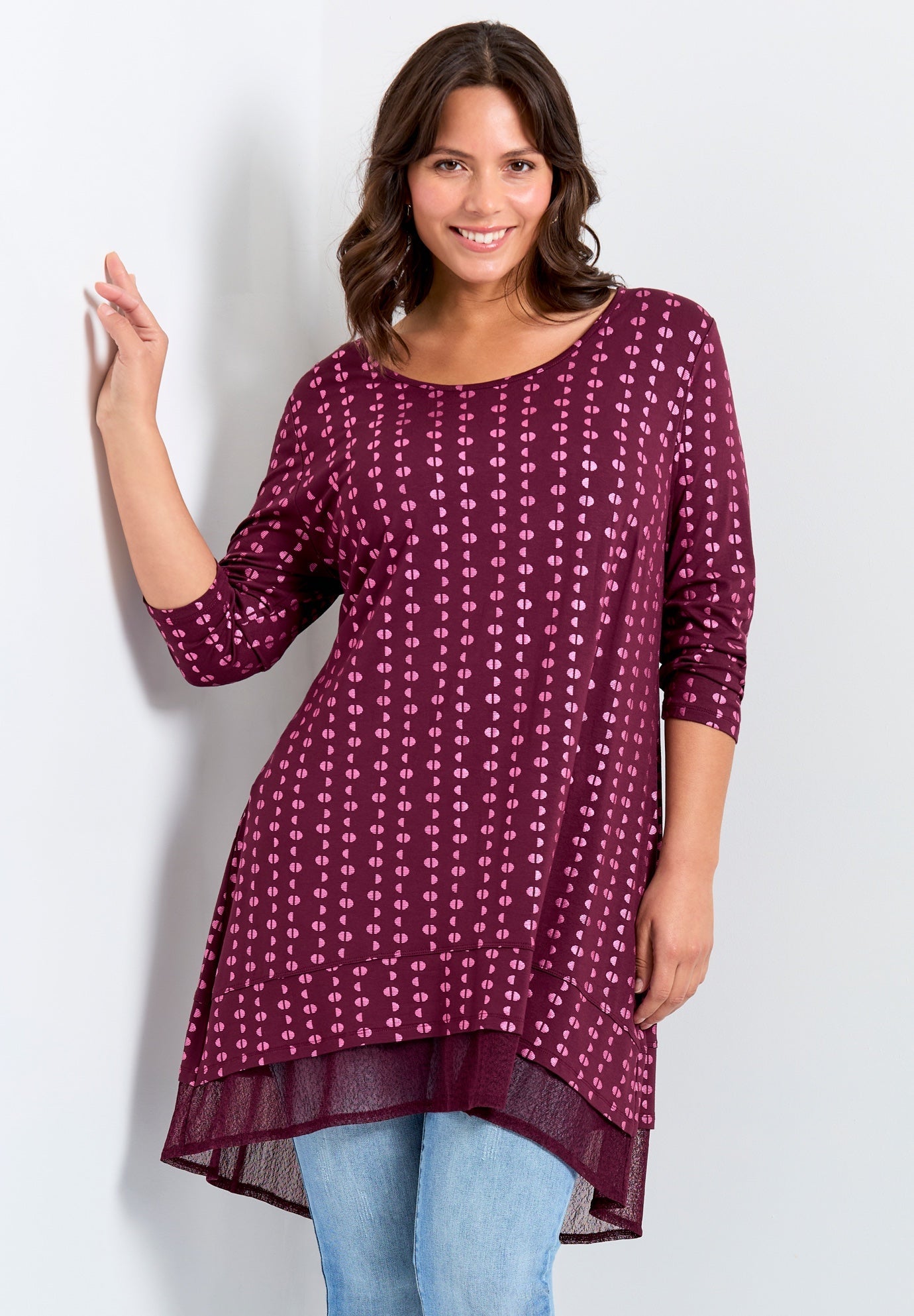 Foil Print Tunic | Avenue