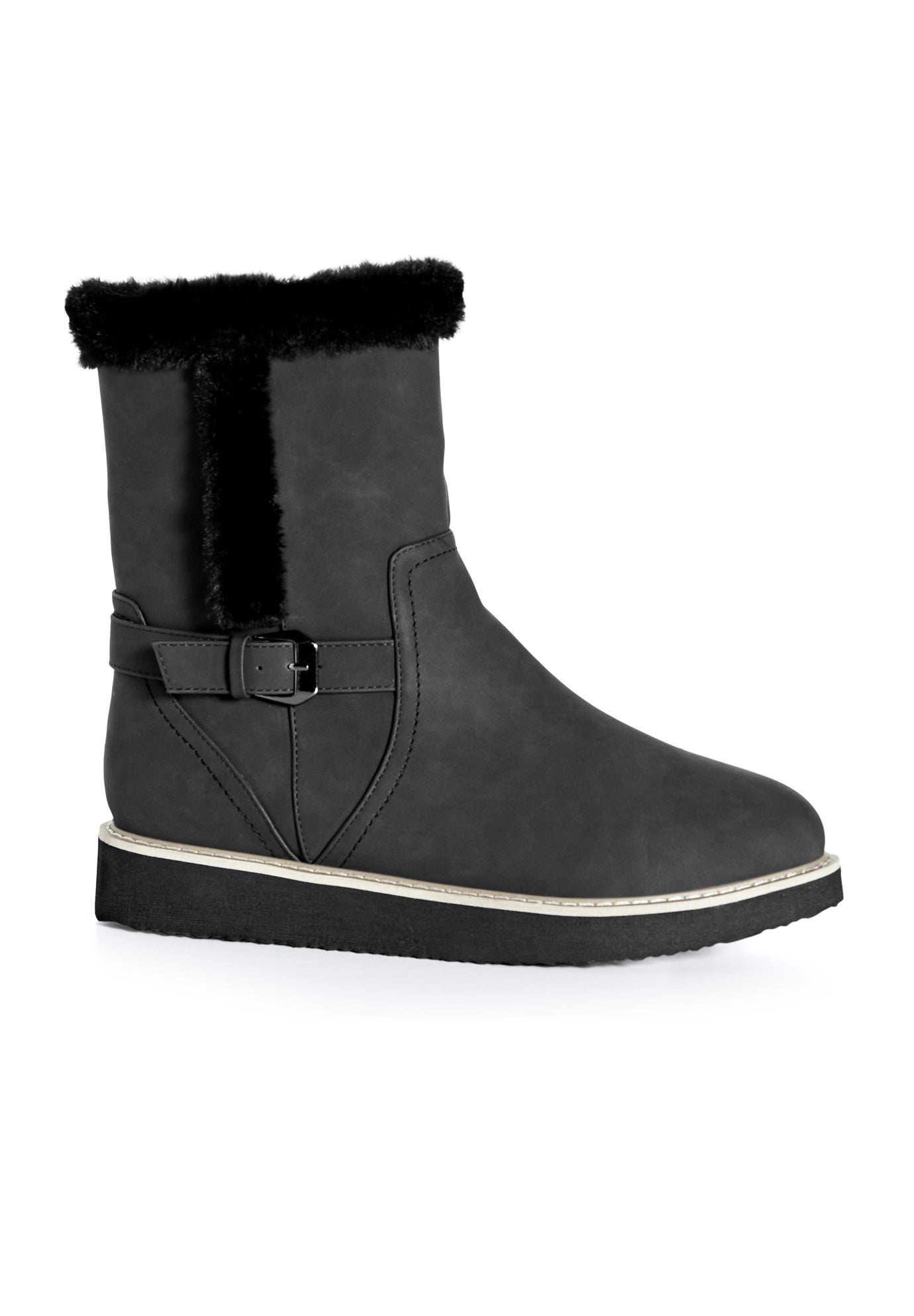 【NONCODE】Veil Boucle Middle Boots Nia Mid Boot | Avenue
