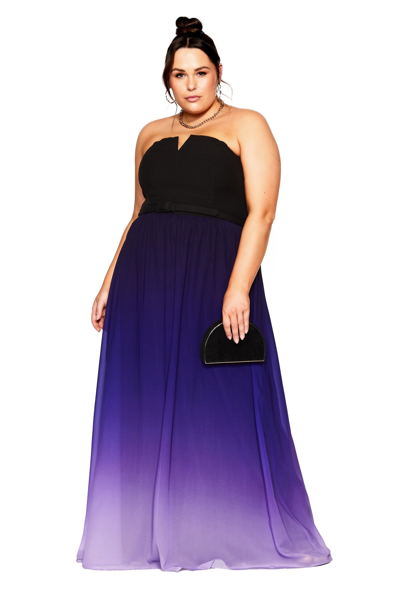 Ombre Lust Maxi Dress violet Avenue