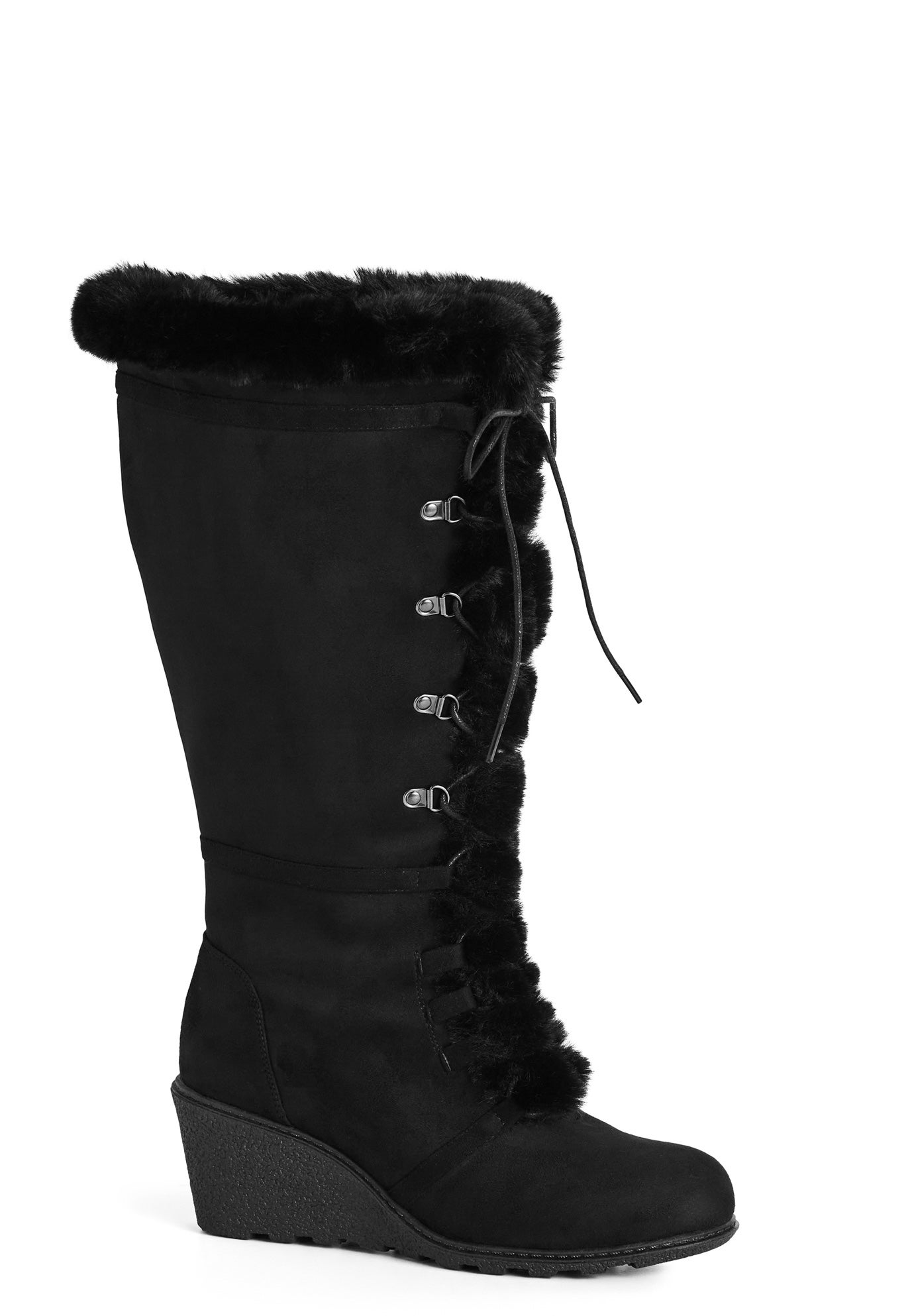 【LOCAL MANSION】★送料・関税込★black sole suede long boots LOCAL MANSION】☆送料・関税込☆black sole suede long boots