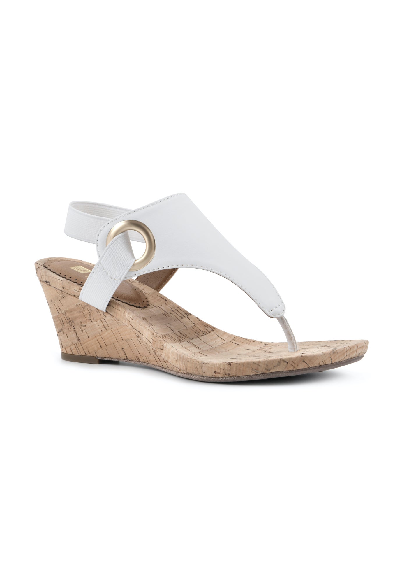 White mountain aida wedge sandal discount